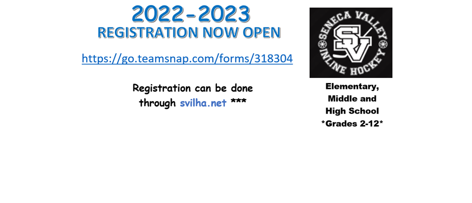 REGISTRATION NOW OPEN!